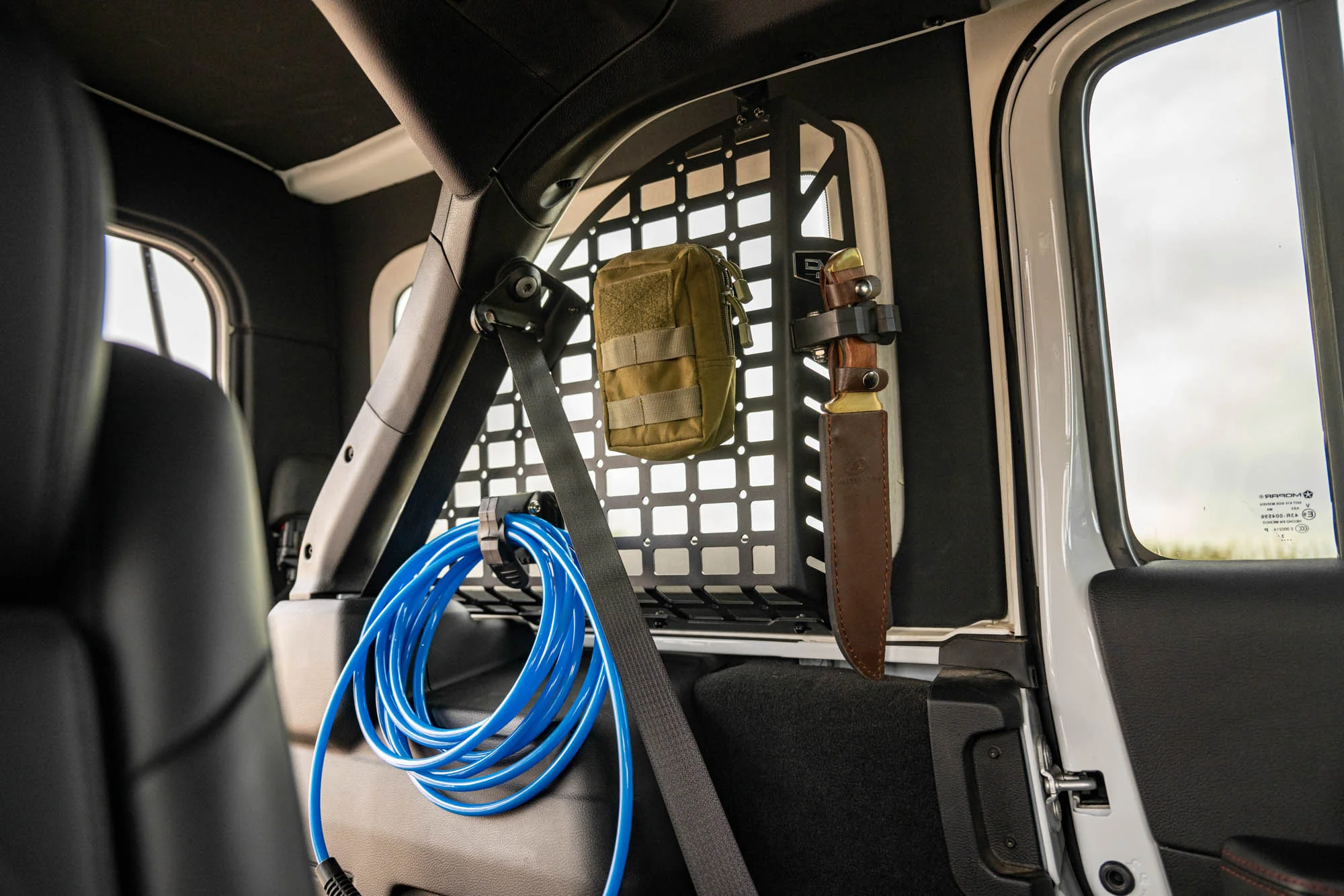 2018-2026 Jeep Wrangler JL 4-Door Rear Window Pocketed Molle Panels - Image 2