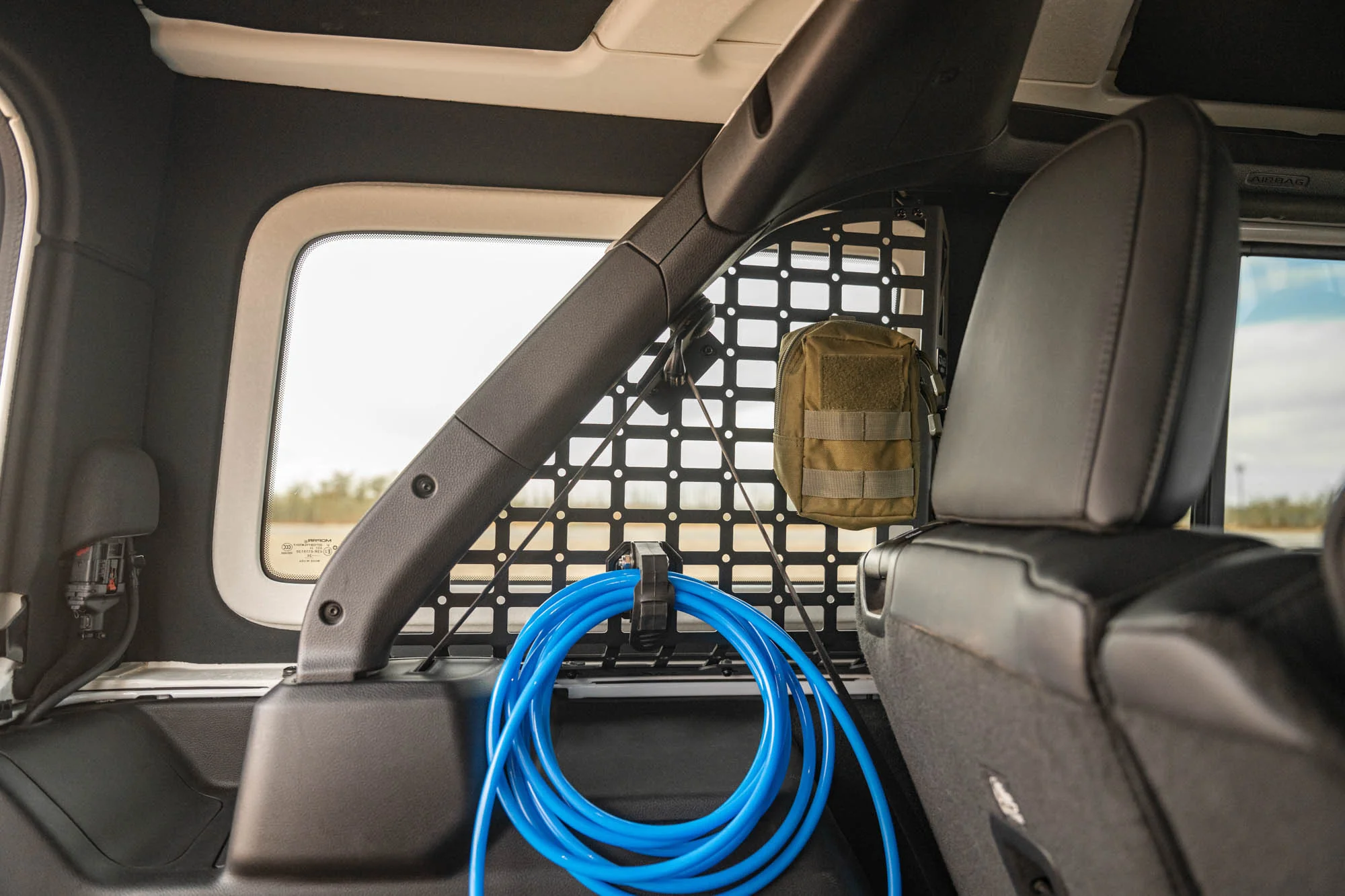 2018-2026 Jeep Wrangler JL 4-Door Rear Window Pocketed Molle Panels - Image 8