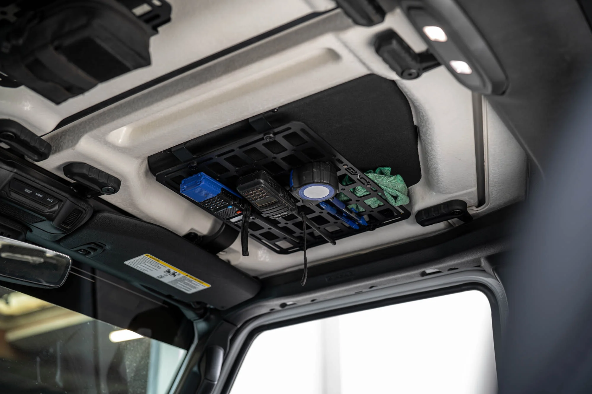 2018-2026 Jeep Wrangler JL Roof Mount for 15” x 12” Molle Panel - Image 2