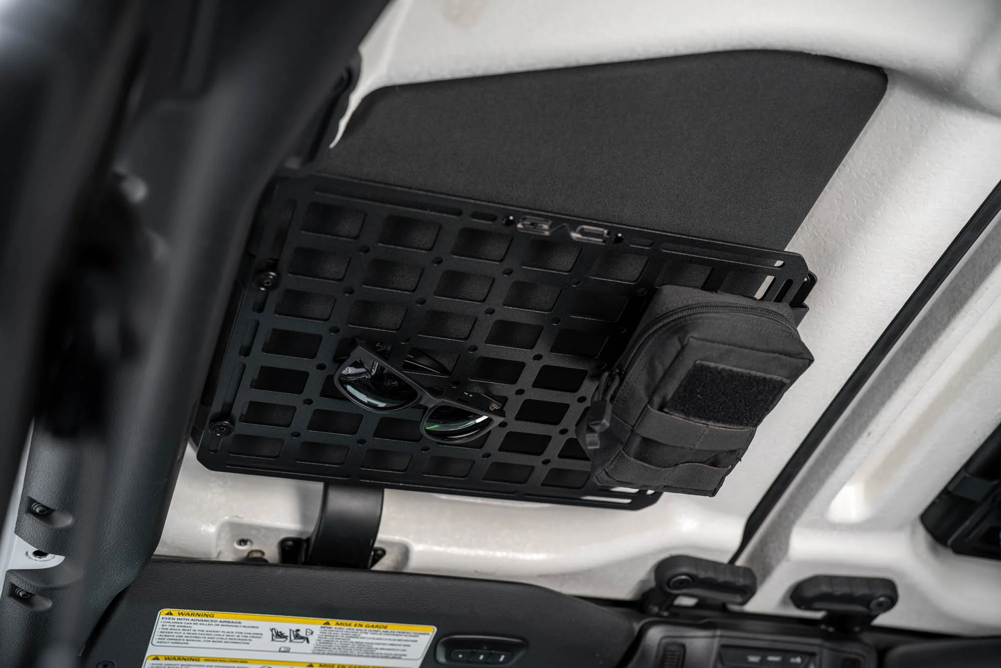 2018-2026 Jeep Wrangler JL Roof Mount for 15” x 12” Molle Panel - Image 3