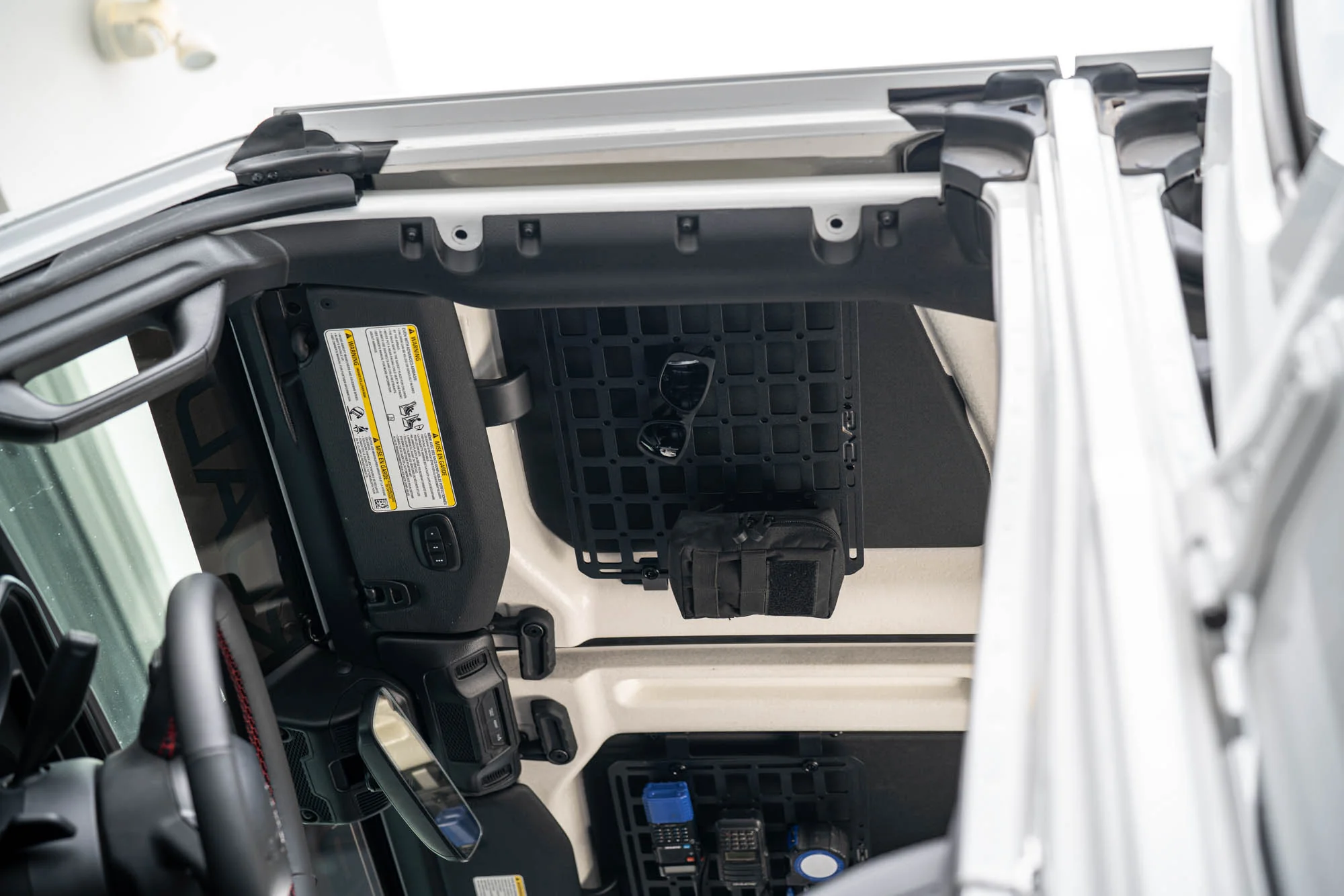 2018-2026 Jeep Wrangler JL Roof Mount for 15” x 12” Molle Panel - Image 6