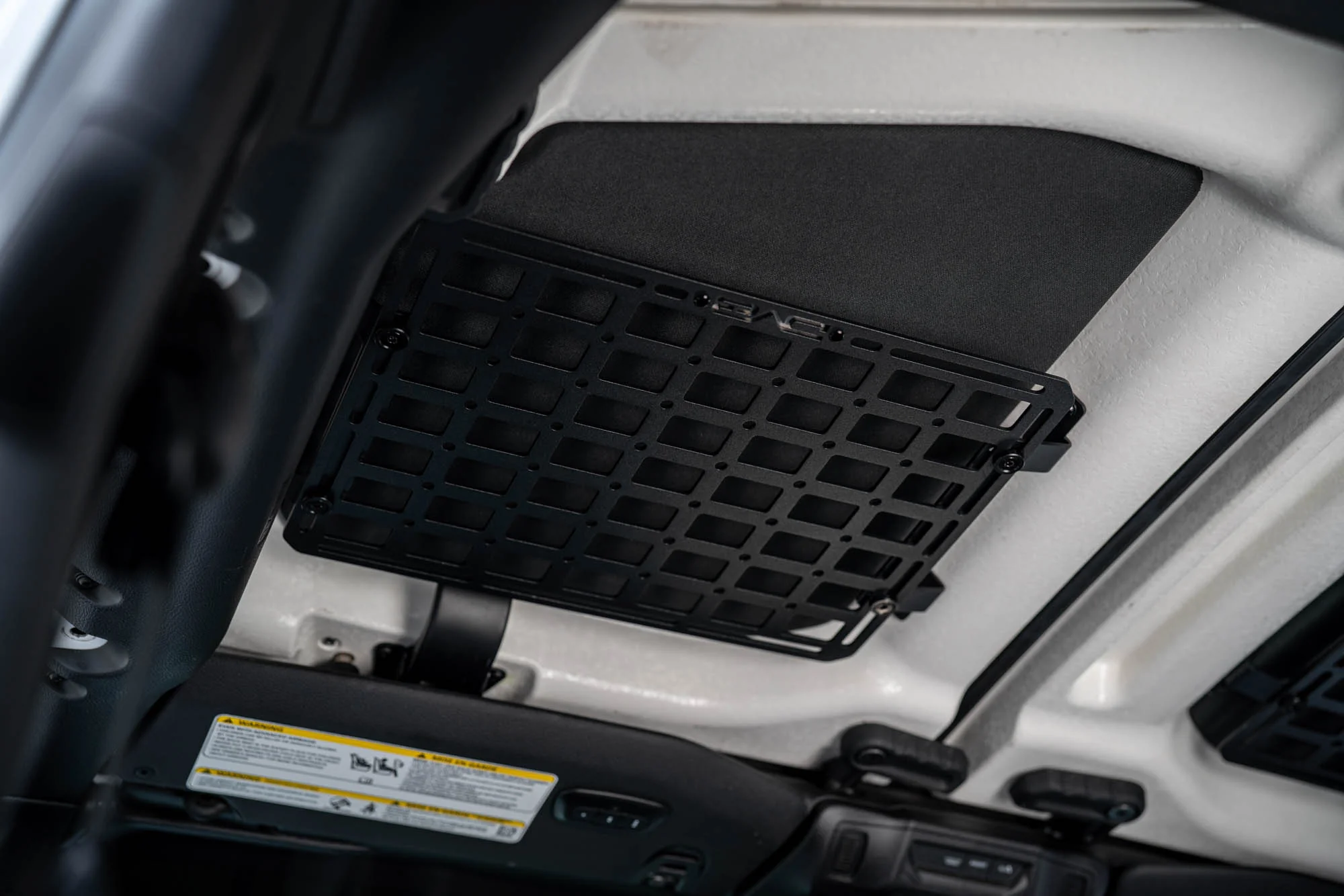 2018-2026 Jeep Wrangler JL Roof Mount for 15” x 12” Molle Panel - Image 8