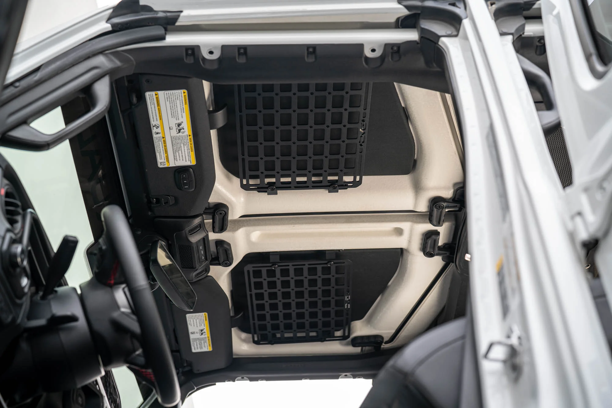2018-2026 Jeep Wrangler JL Roof Mount for 15” x 12” Molle Panel - Image 9