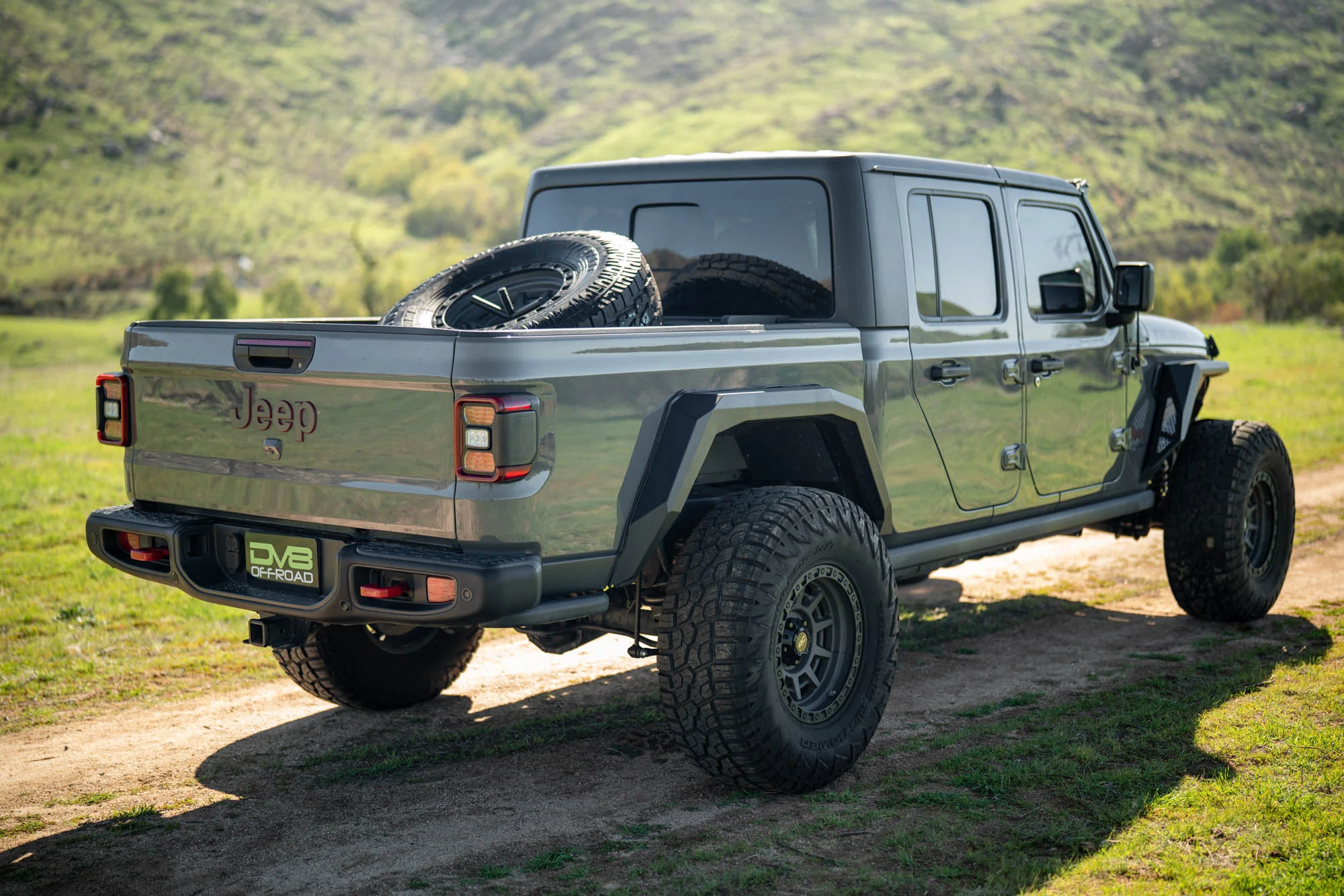 2020-2025 Jeep Gladiator JT Adjustable In-Bed Spare Tire Carrier - Image 8