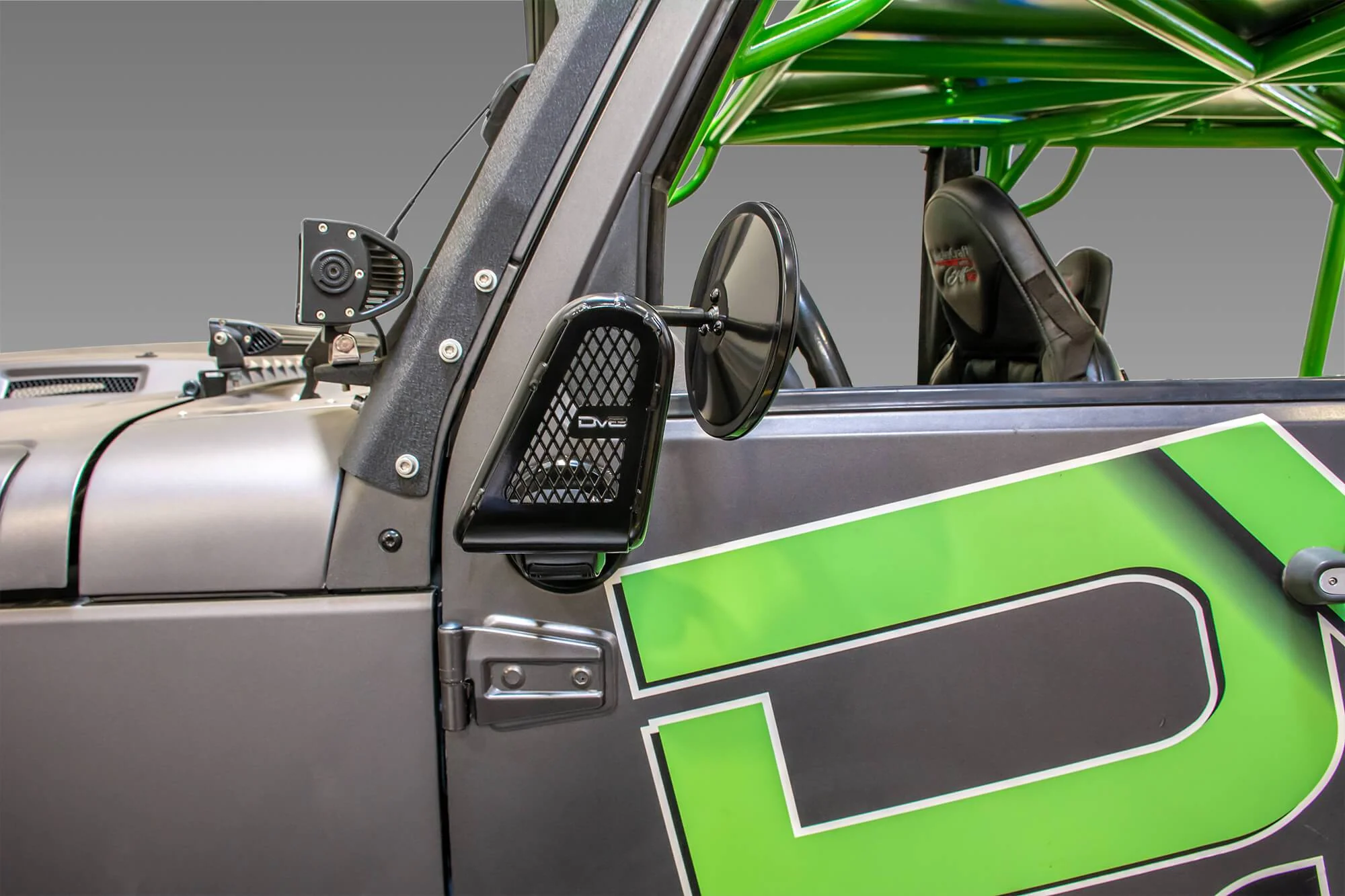 2007-2018 Jeep JK Tubular Mirrors - Image 7