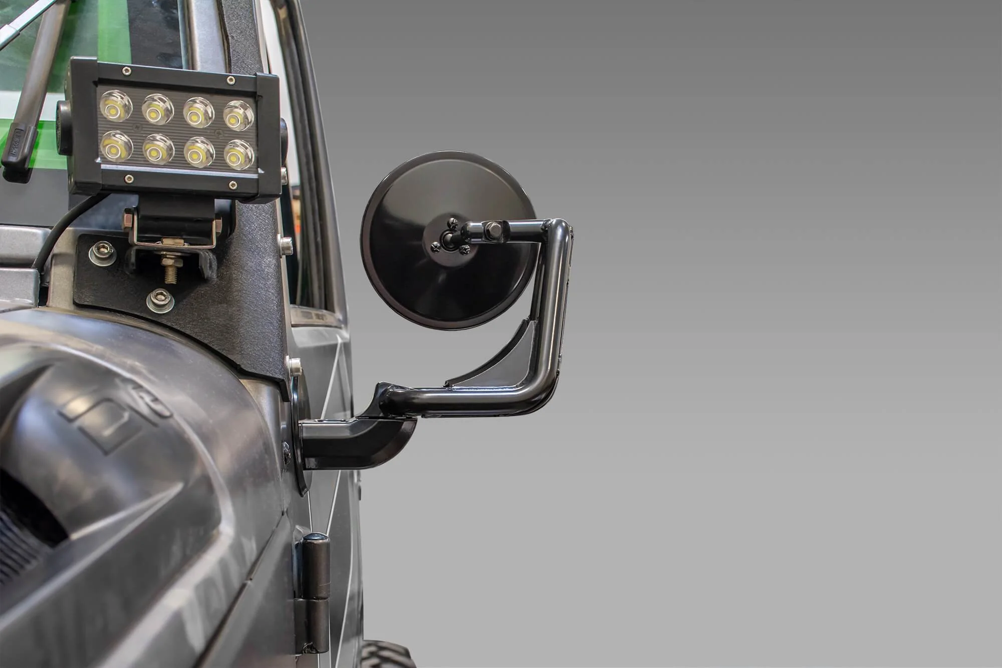2007-2018 Jeep JK Tubular Mirrors - Image 8