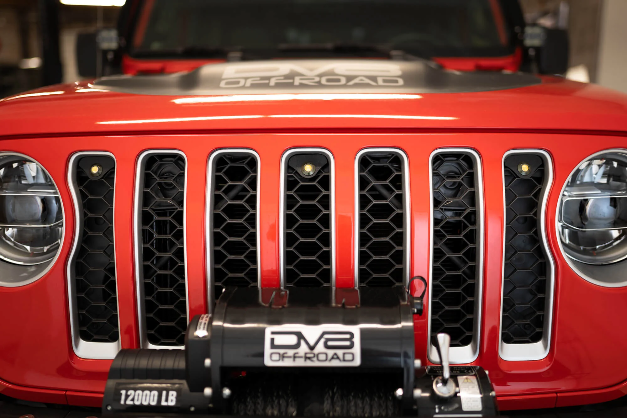 2018-2023 Jeep Wrangler JL Amber Grille Lights - Image 9