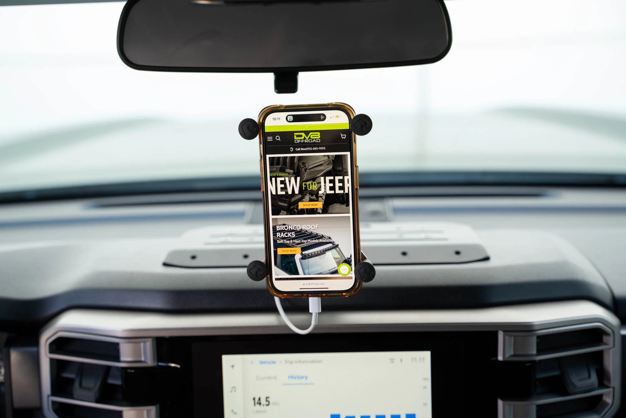2022-2026 Toyota Tundra & 2023 Sequoia | Digital Device Dash Mount - Image 5