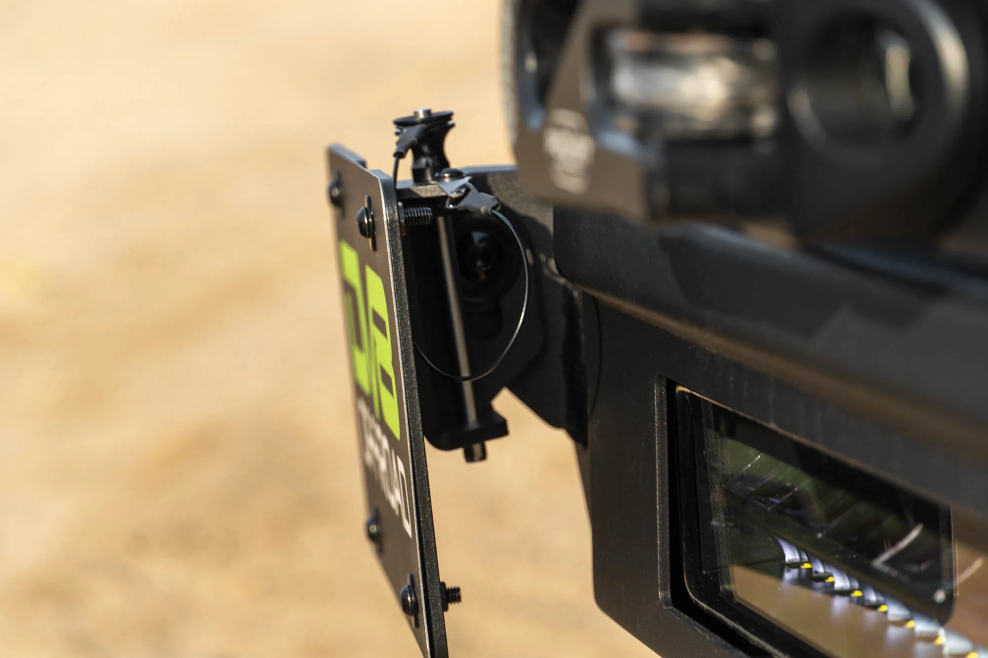 Universal Quick Release D-Ring License Plate Mount - Image 8