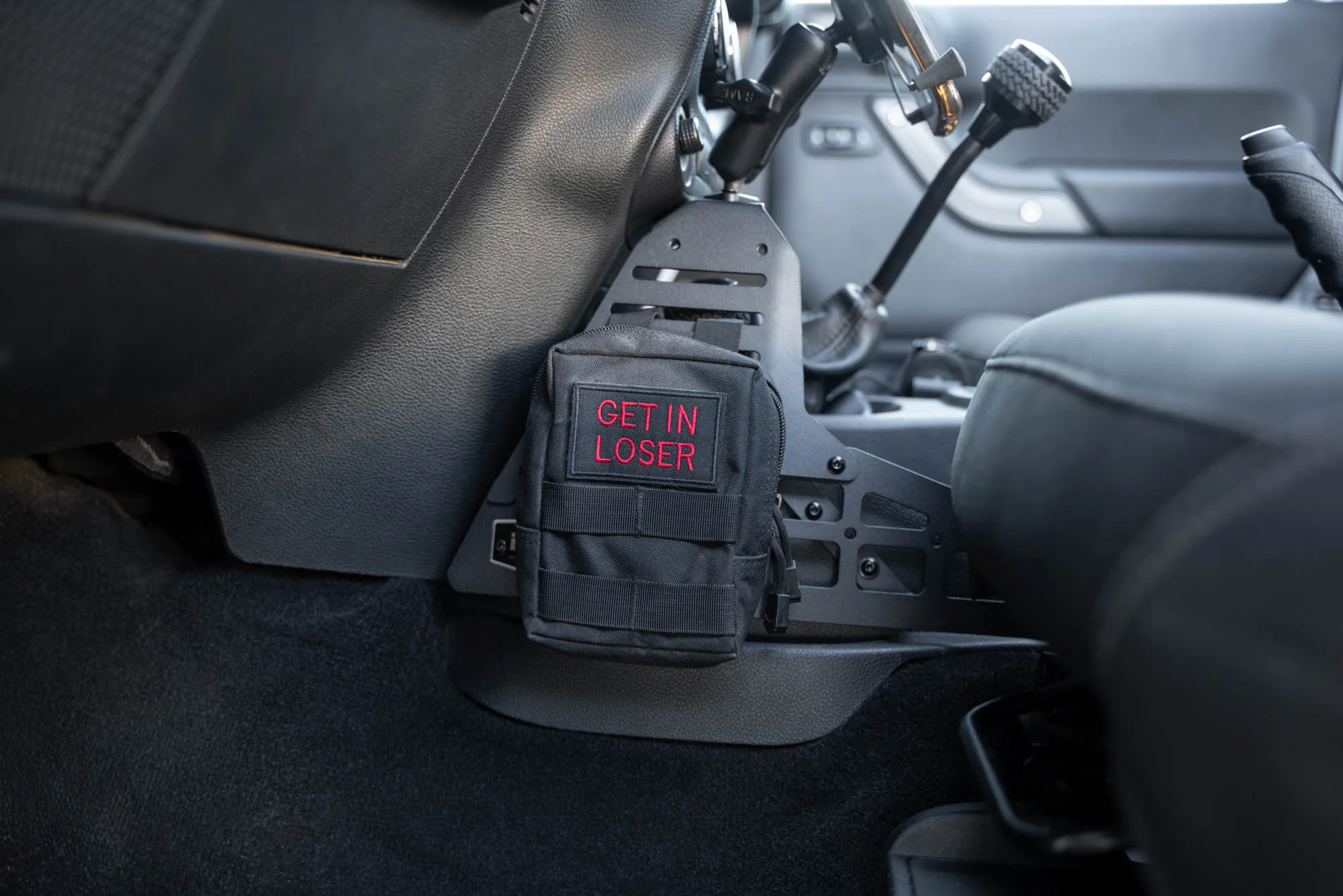 2007-2018 Jeep Wrangler JK | Center Console Molle Panels & Device Bridge - Image 4