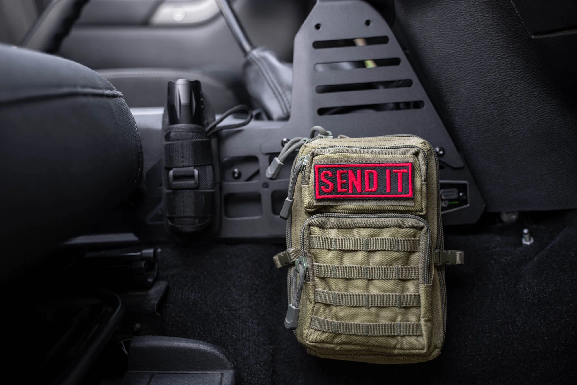 2007-2018 Jeep Wrangler JK | Center Console Molle Panels & Device Bridge - Image 6