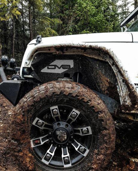 2007-2018 Jeep JK Front Inner Fenders with Optional Rock Lights - Image 6