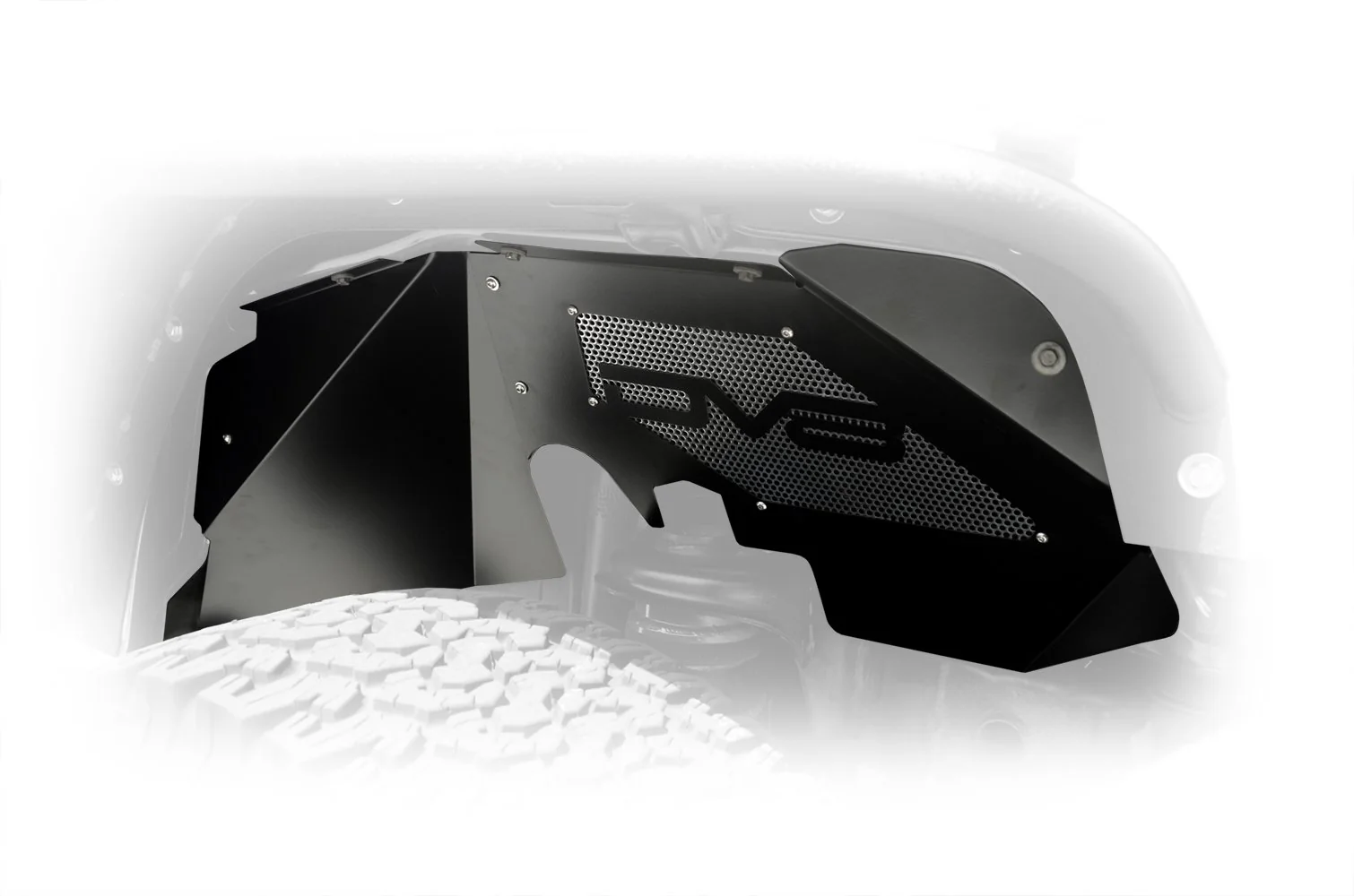 2007-2018 Jeep JK Front Inner Fenders with Optional Rock Lights - Image 9