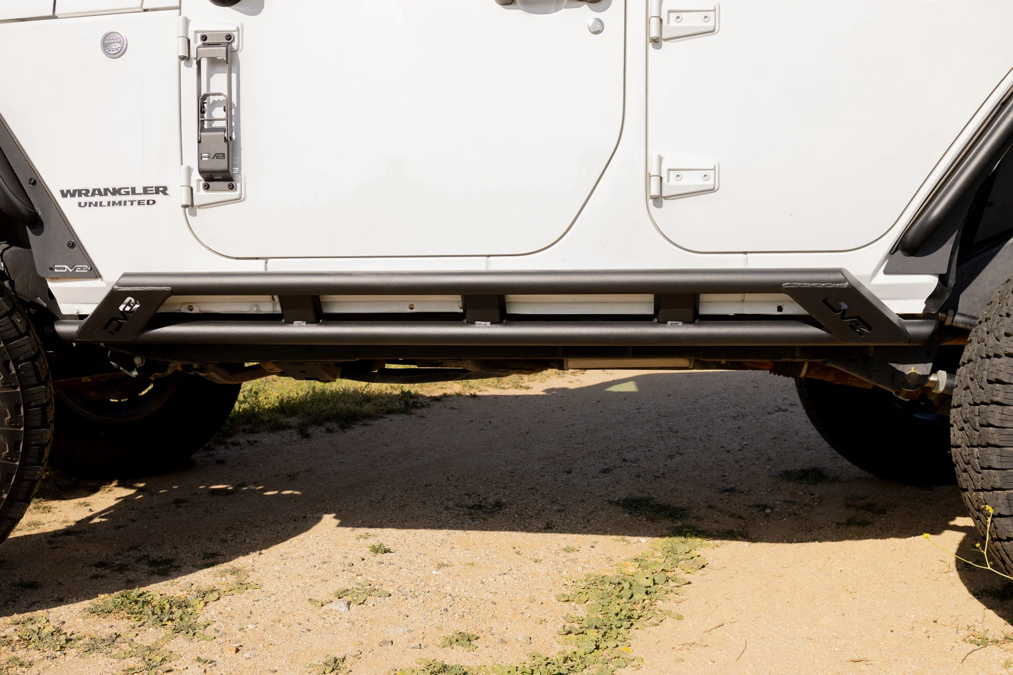 2007-2018 Jeep Wrangler JK 4-Door Rock Sliders - Image 11