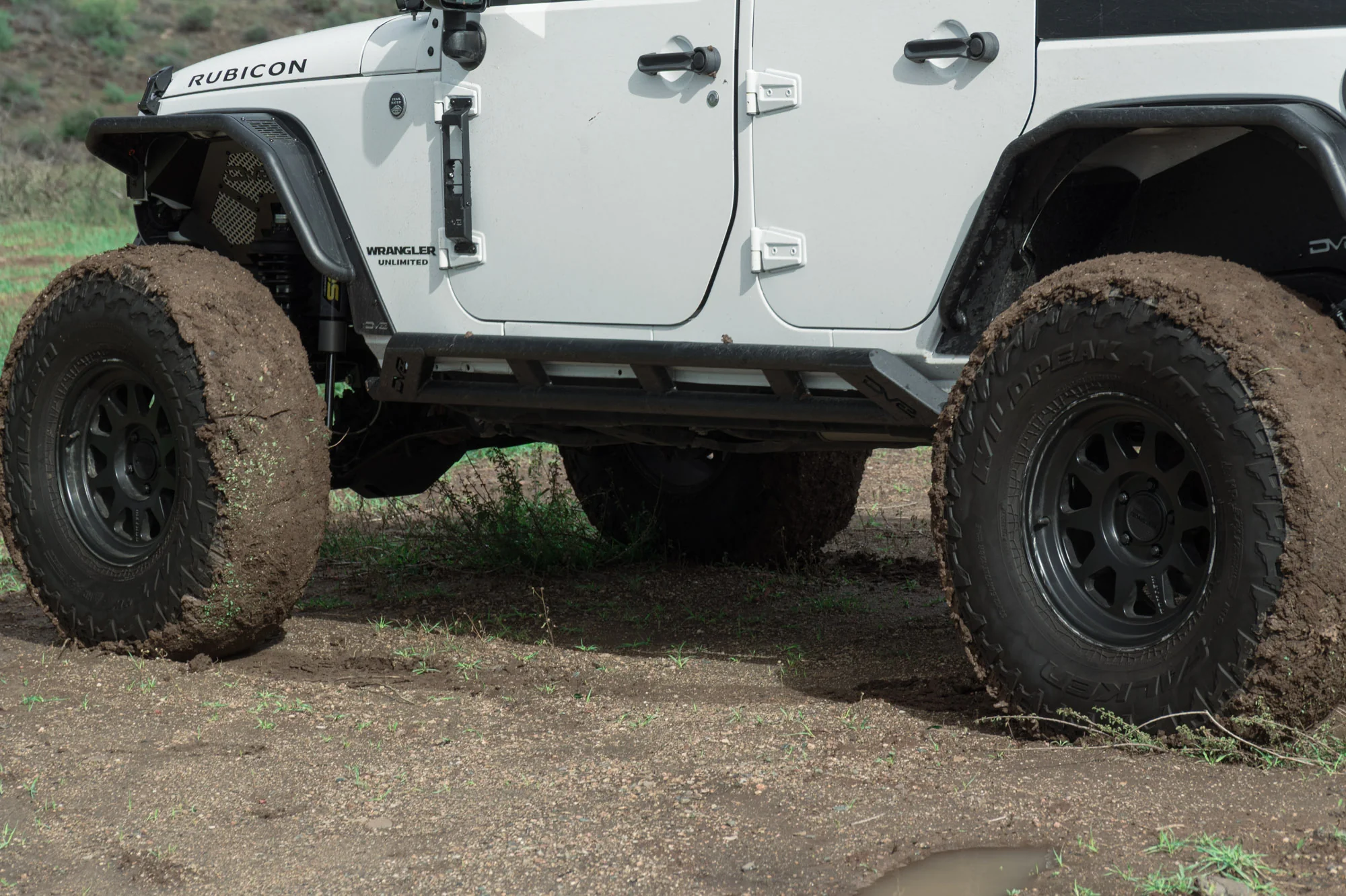 2007-2018 Jeep Wrangler JK 4-Door Rock Sliders - Image 14