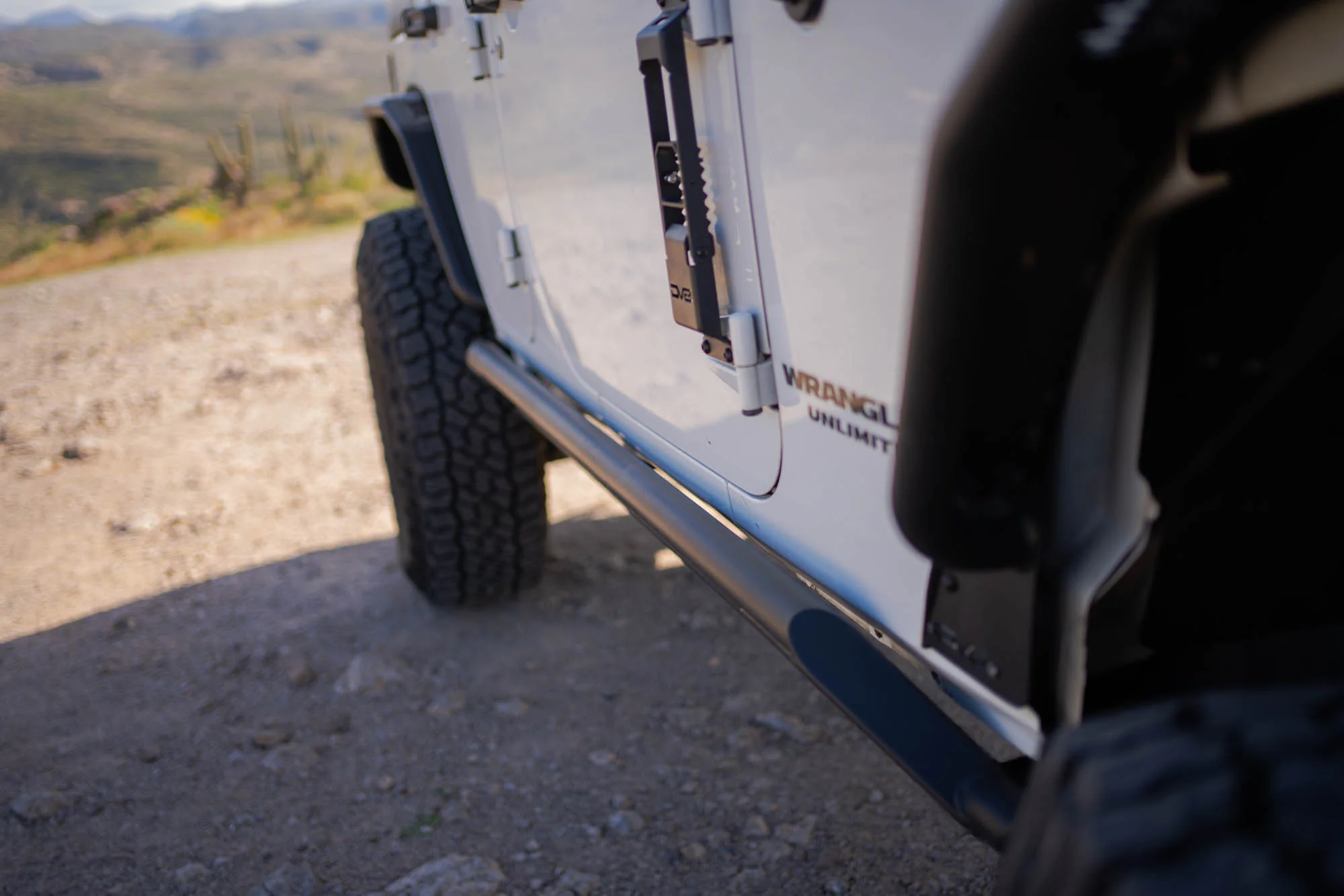 2007-2018 Jeep Wrangler JK 4-Door Rock Sliders - Image 8