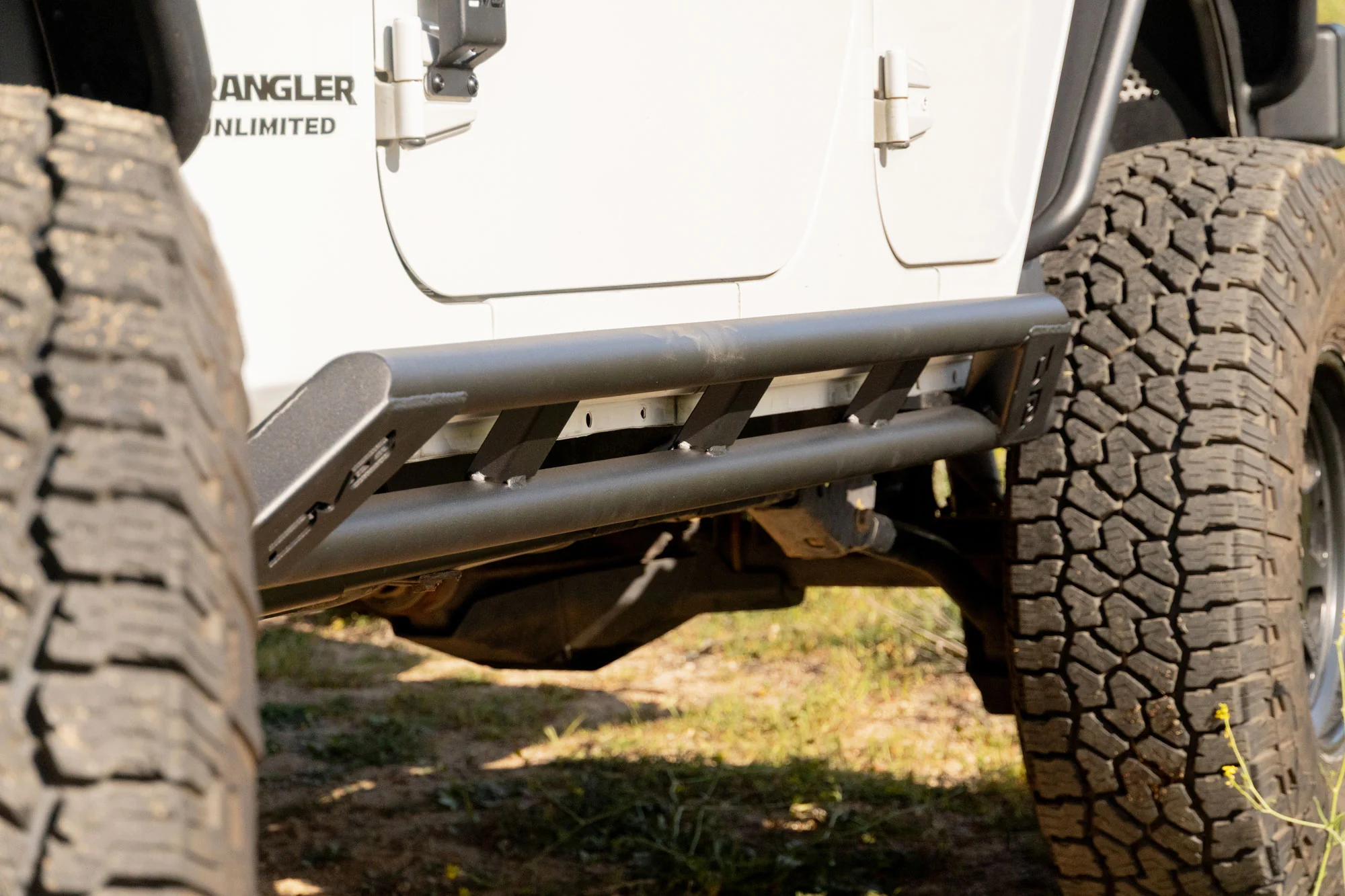 2007-2018 Jeep Wrangler JK 4-Door Rock Sliders - Image 9
