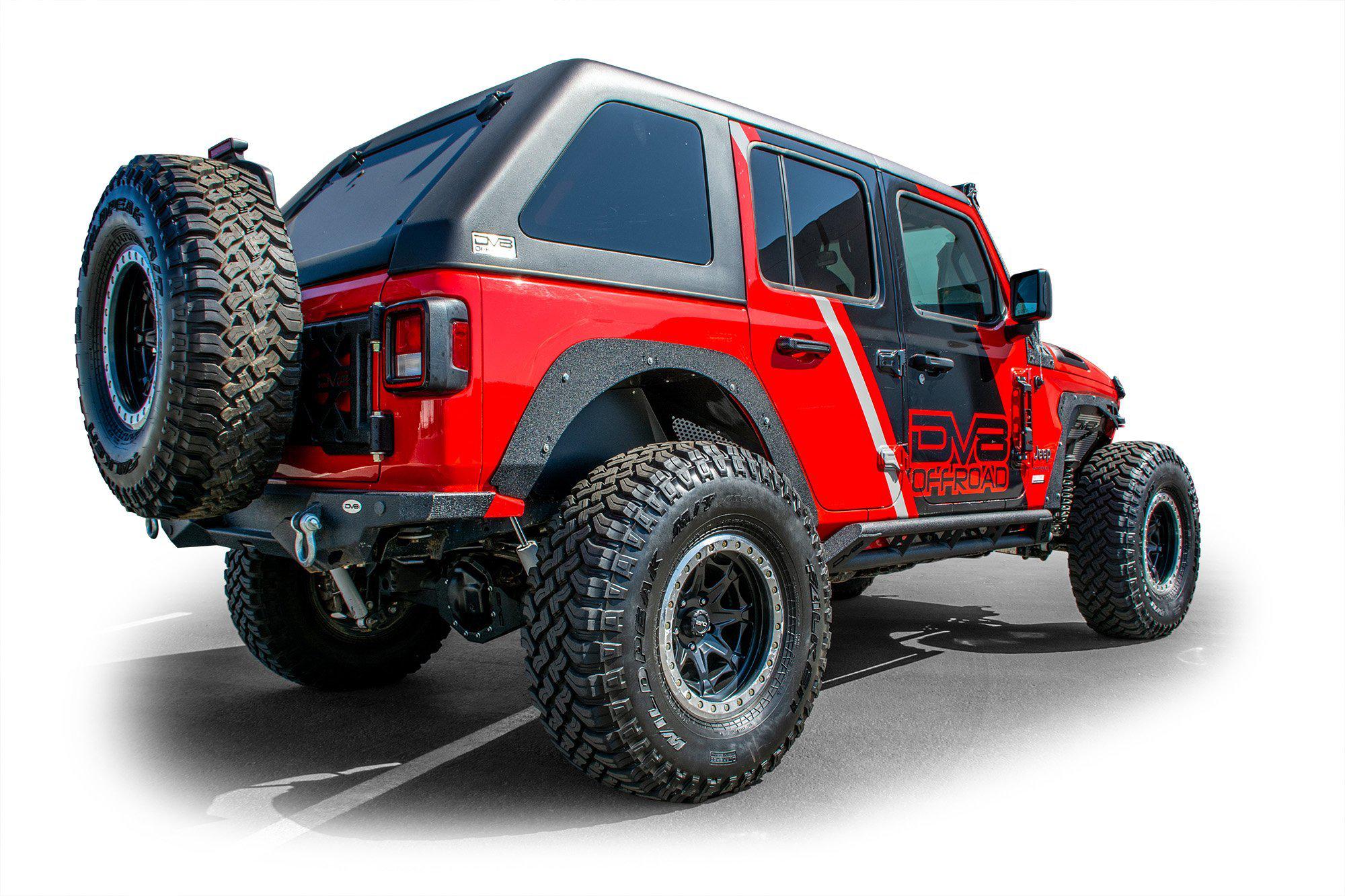 2018-2024 Jeep JL Fender Flares Delete Kit | Front & Rear - Image 2