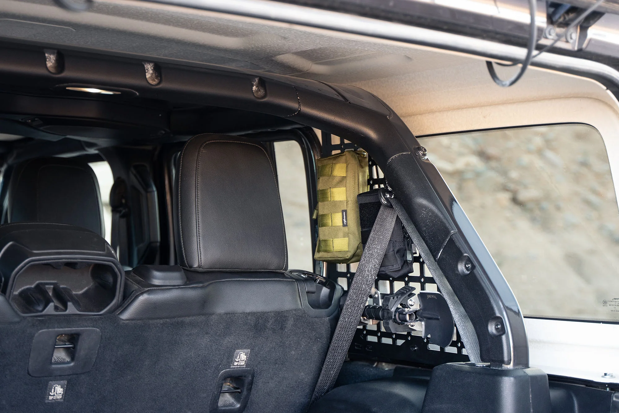 2018-2023 Jeep Wrangler JL | Rear Window Molle Storage Panels - Image 10