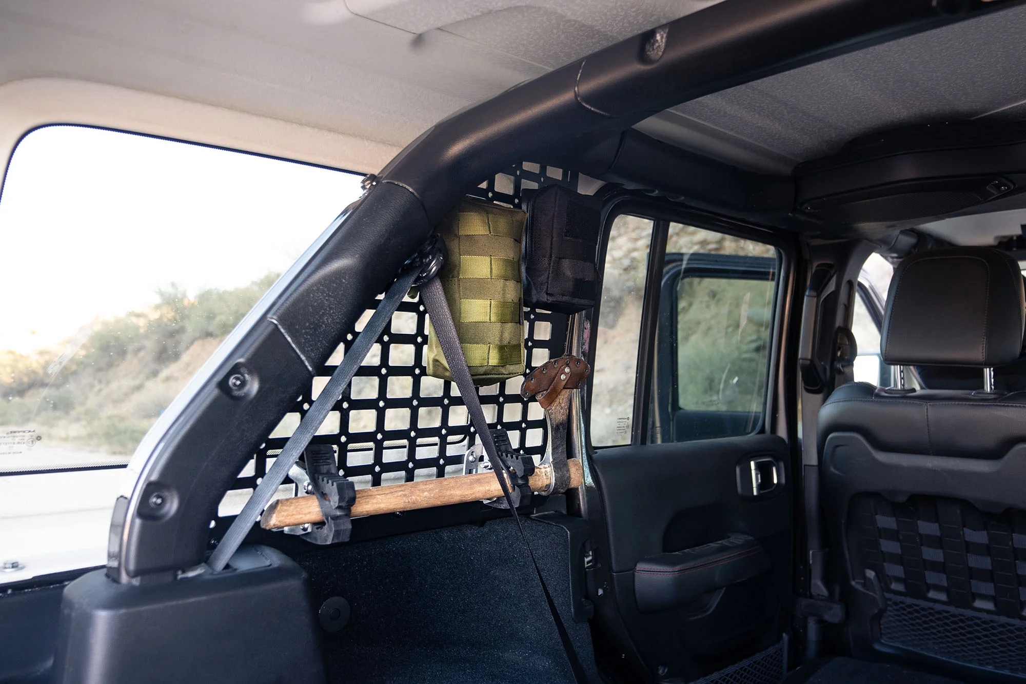 2018-2023 Jeep Wrangler JL | Rear Window Molle Storage Panels - Image 5