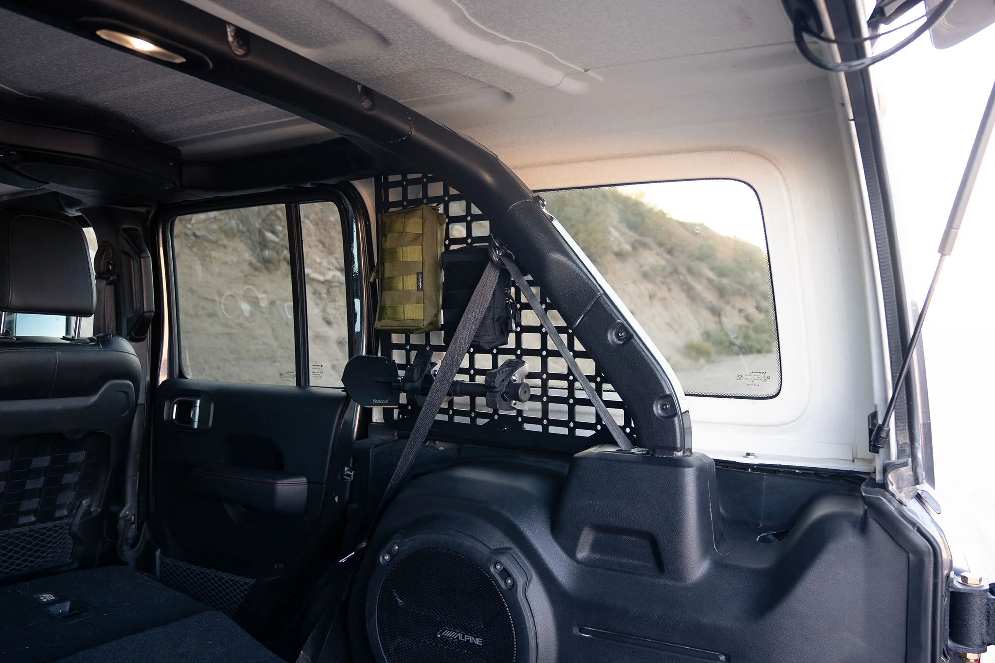2018-2023 Jeep Wrangler JL | Rear Window Molle Storage Panels - Image 6