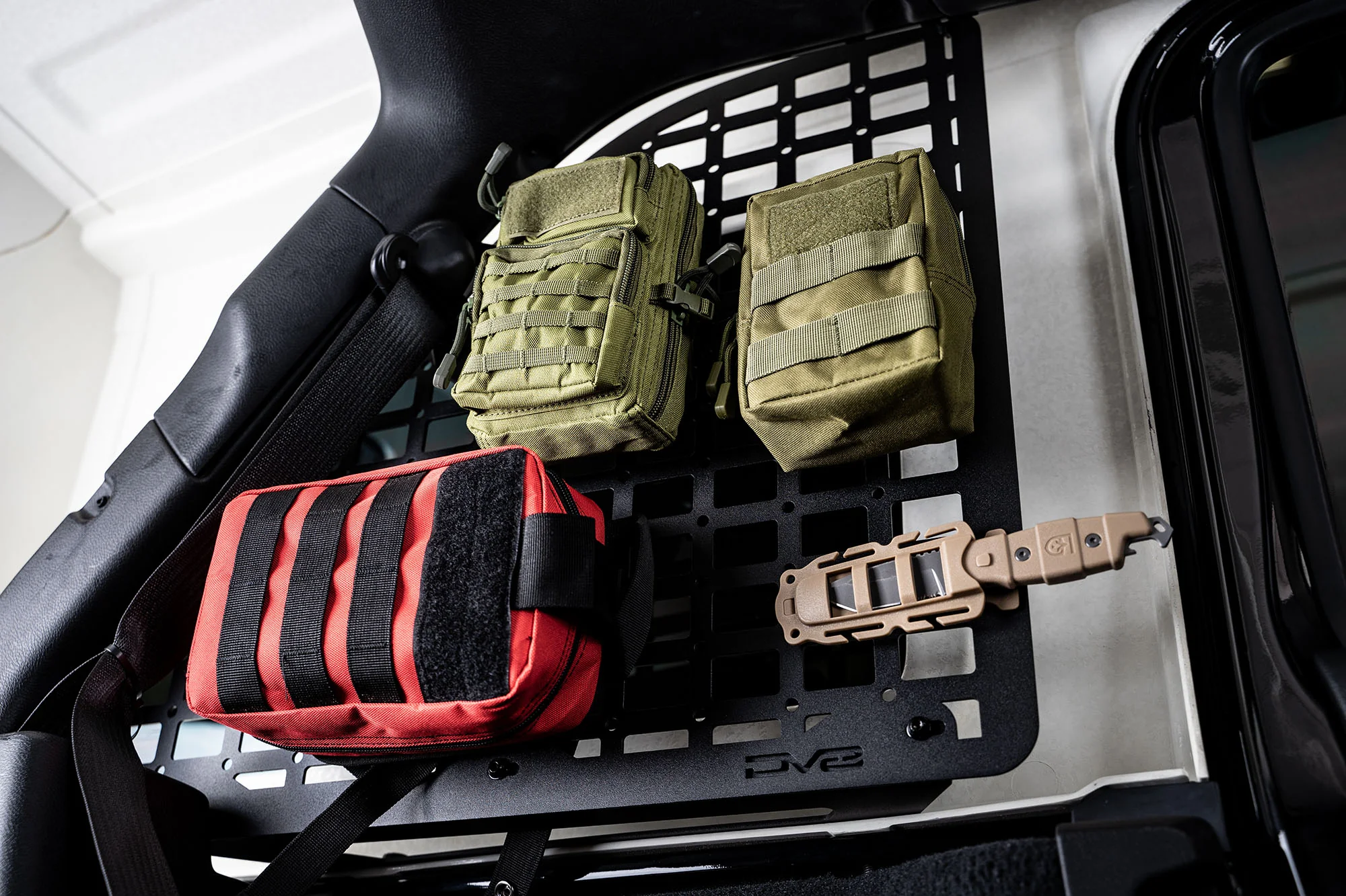2018-2023 Jeep Wrangler JL | Rear Window Molle Storage Panels - Image 7