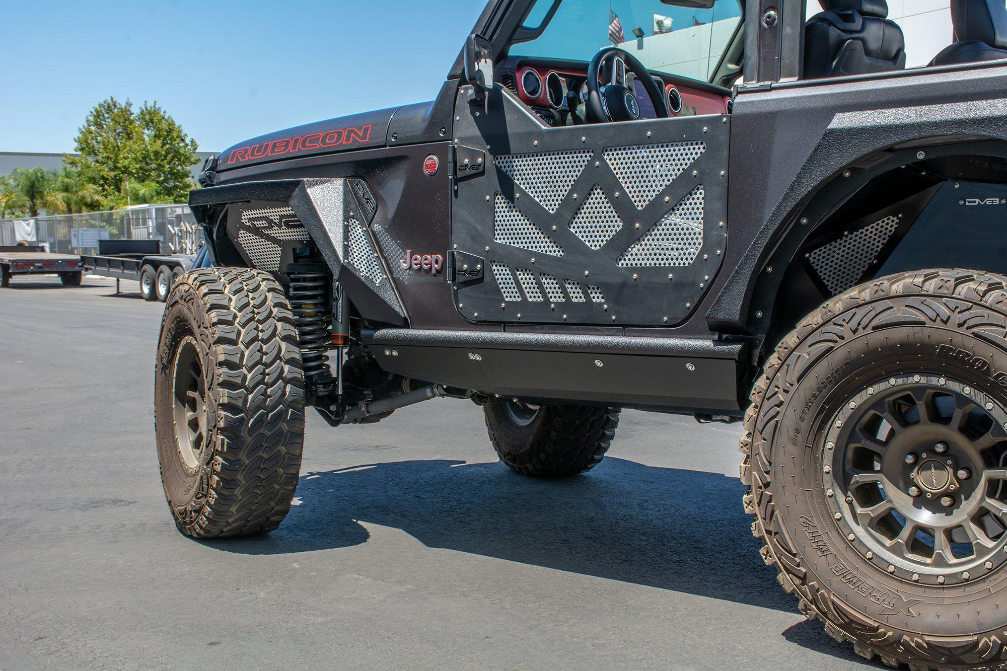 2018-2023 Jeep JL 2-Door Boatside Rock Sliders - Image 3