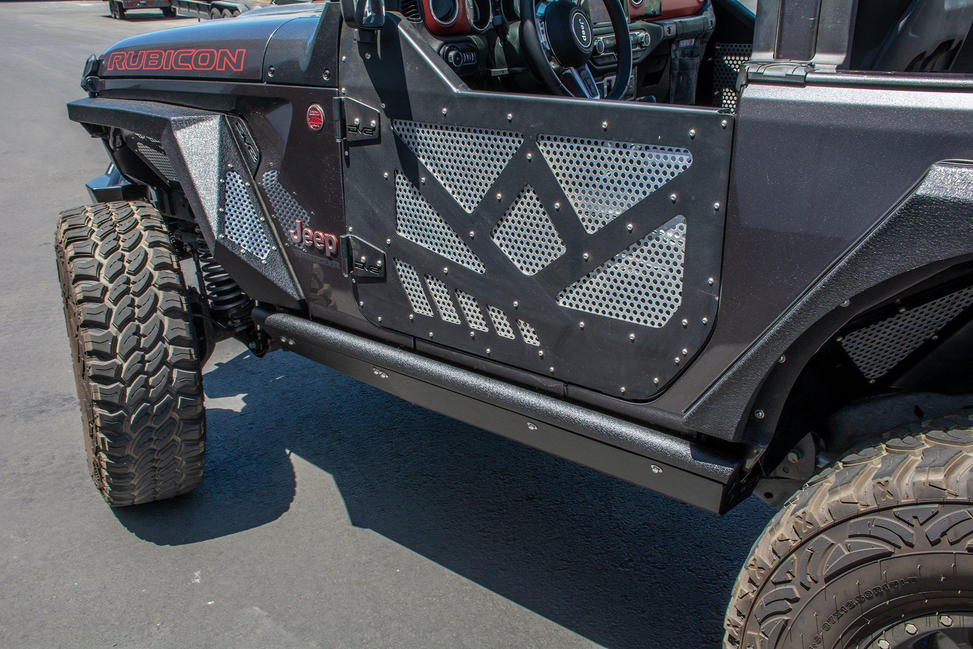2018-2023 Jeep JL 2-Door Boatside Rock Sliders - Image 4