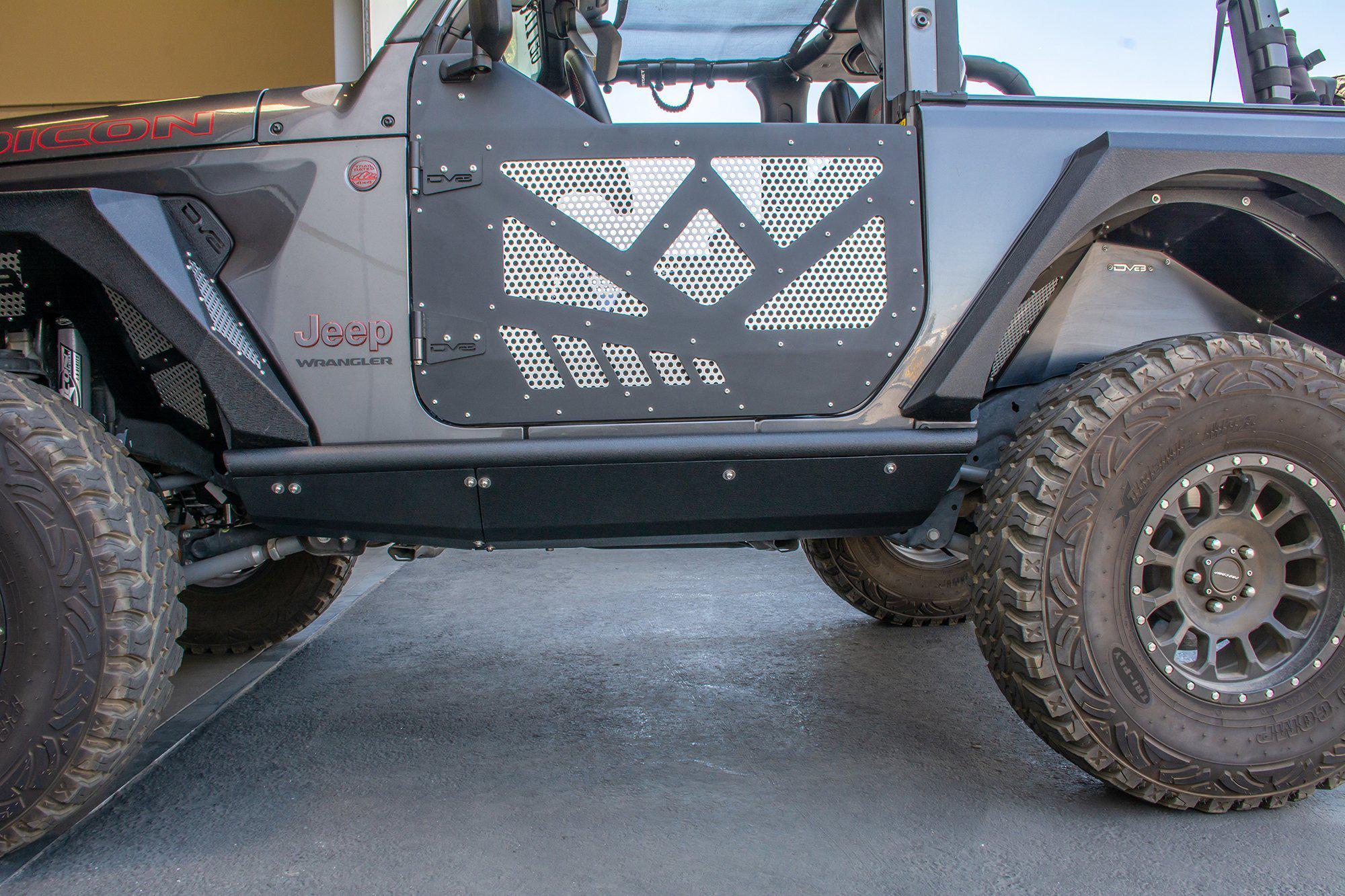 2018-2023 Jeep JL 2-Door Boatside Rock Sliders - Image 5
