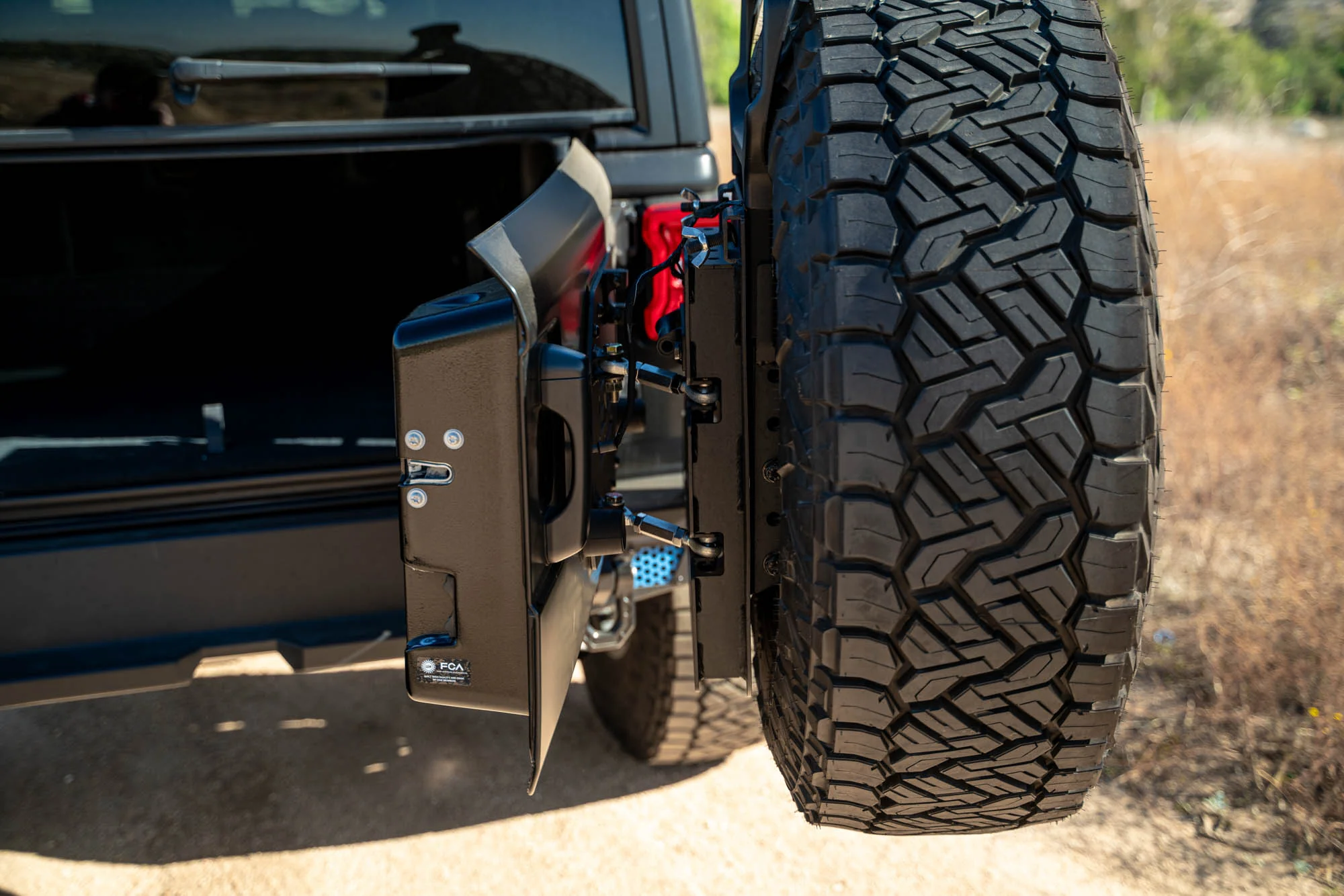 2018-2026 Jeep Wrangler JL | MTO Series Bumper Spare Tire Swing Gate - Image 4