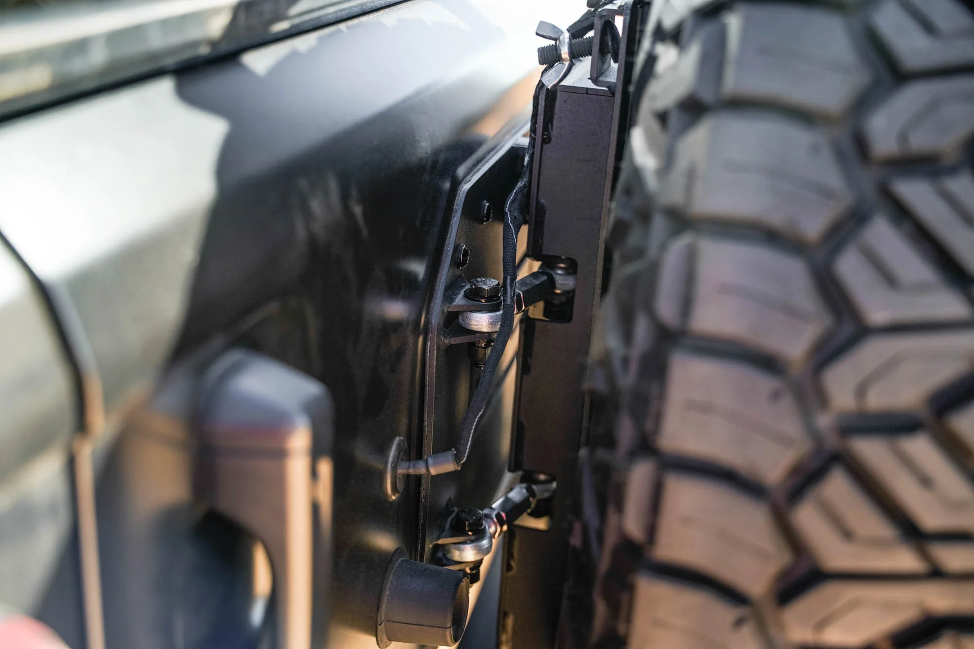 2018-2026 Jeep Wrangler JL | MTO Series Bumper Spare Tire Swing Gate - Image 7